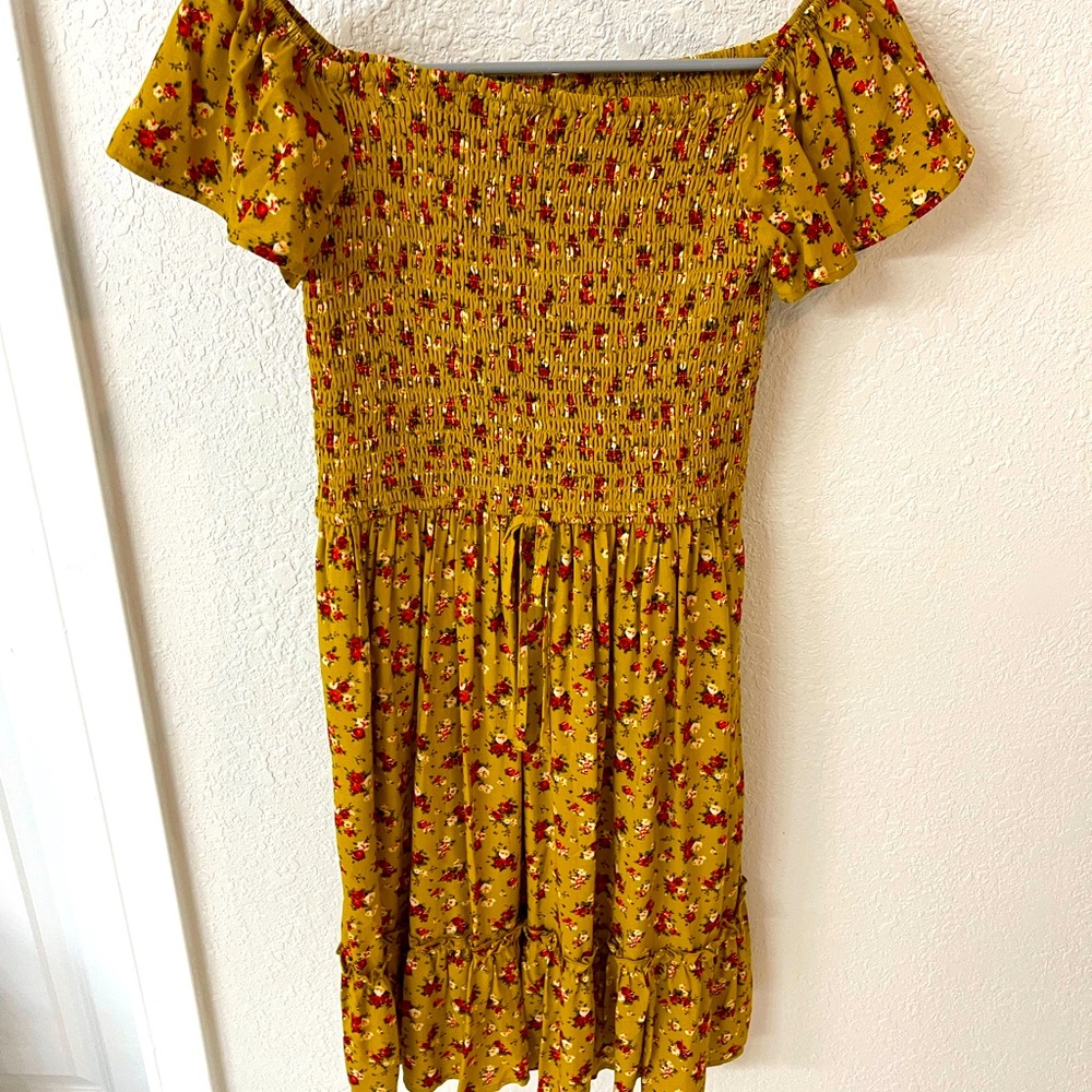Off the Shoulder Floral Dress